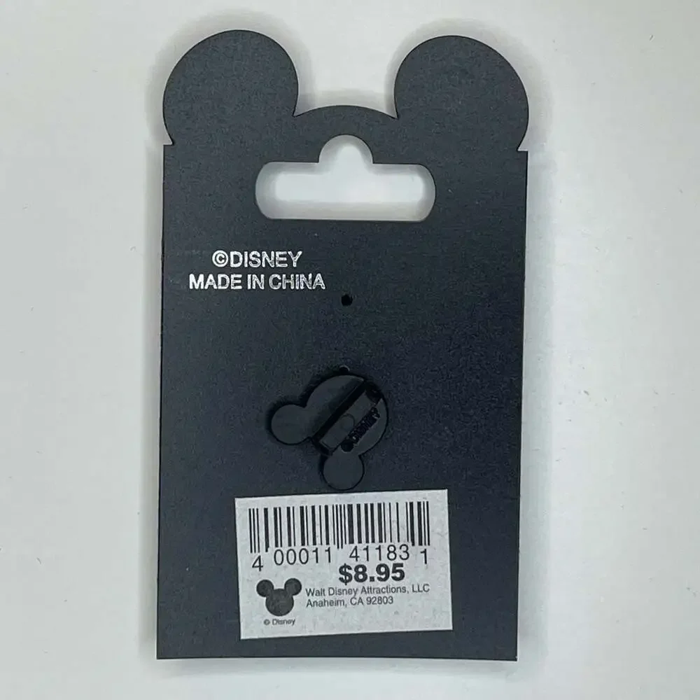 Disneyland Mickey Mouse Club Ear Hat Flocked Trading Pin - Picture 2 of 2